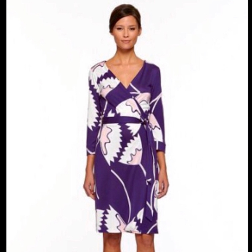 Diane von Furstenberg silk jersey wrap dress